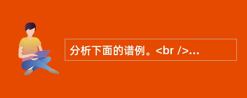 分析下面的谱例。<br />要求：(1)判断调式调性。(2分)<br />(2)画出曲式结构图并标明小节数。(5分)<br />(3)说明乐句间主要的结构特点。(5