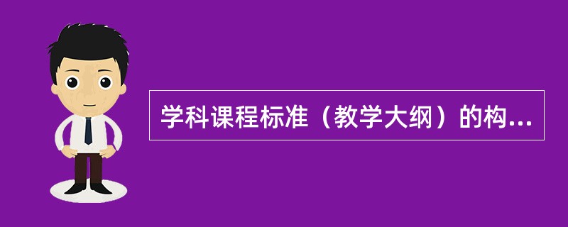 学科课程标准（教学大纲）的构成要素有本文部分和（）