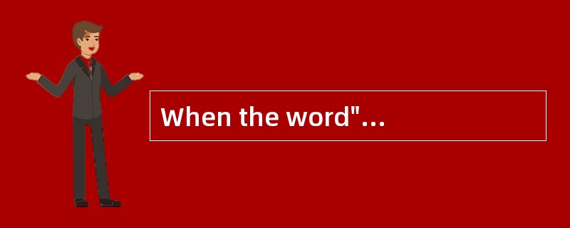 When the word"law" means"the whole system of rules that everyone in a country or 