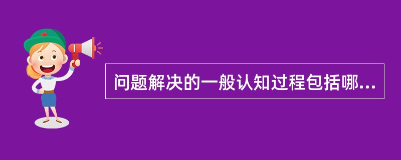 问题解决的一般认知过程包括哪些方面？
