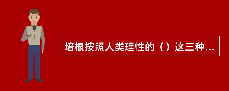 培根按照人类理性的（）这三种能力对科学知识做出了主观性分类。