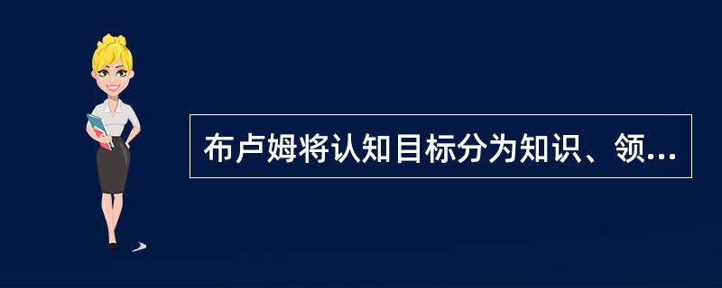 布卢姆将认知目标分为知识、领会、运用、（　）六级层次。