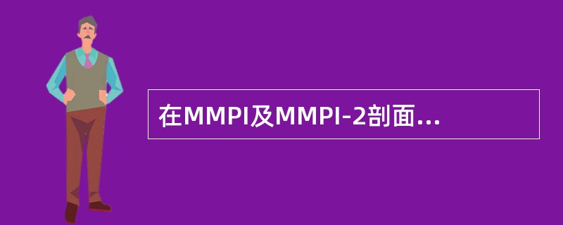 在MMPI及MMPI-2剖面图中，两点编码为18／81的受测者可能被诊断为（　　）患者。