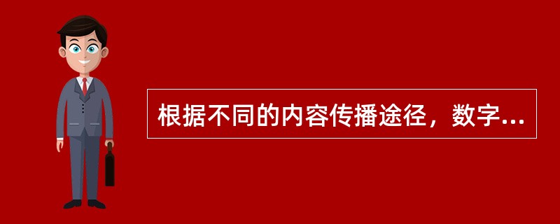 根据不同的内容传播途径，数字新闻可分为（　　）等。