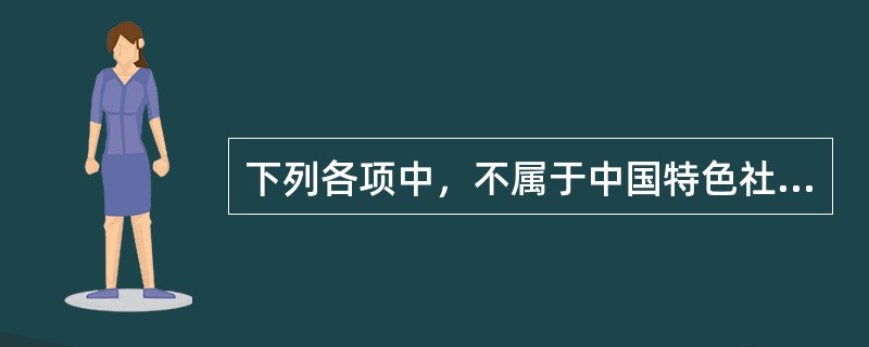 下列各项中，不属于中国特色社会主义法律体系层次的是（　　）。