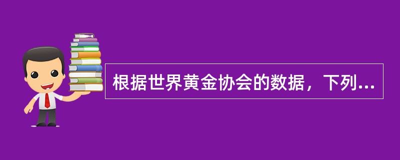 根据世界黄金协会的数据，下列国家黄金储备最多的是（）。