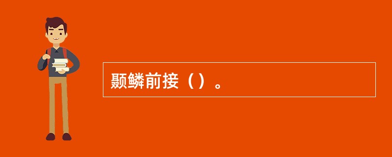 颞鳞前接（）。