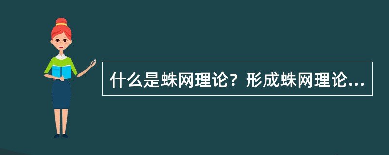 什么是蛛网理论？形成蛛网理论的条件是什么？