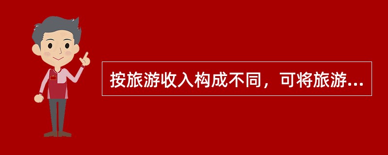 按旅游收入构成不同，可将旅游收入分为（）和（）。