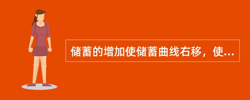 储蓄的增加使储蓄曲线右移，使IS曲线右移。