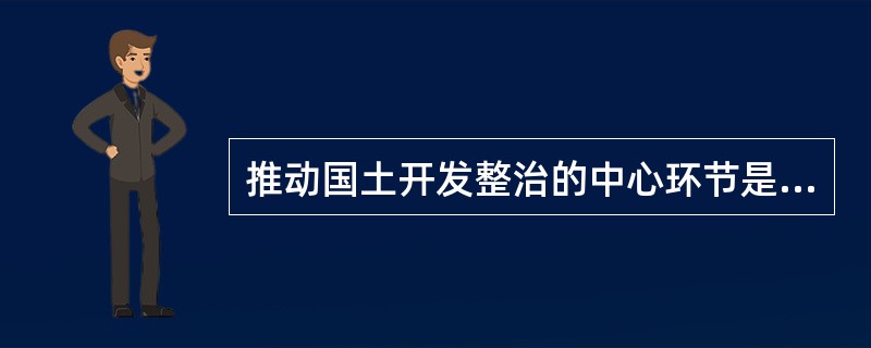 推动国土开发整治的中心环节是（）。