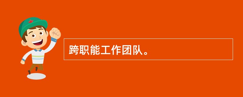 跨职能工作团队。