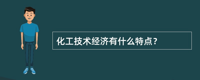 化工技术经济有什么特点？