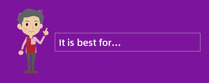 It is best for people to buy food______w