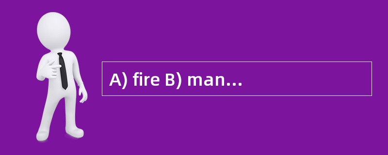 A) fire B) maneuver C) operate D) shoot