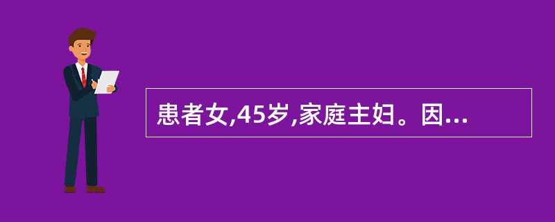 患者女,45岁,家庭主妇。因发作性话多,兴奋,疑人害,凭空闻声23年就诊。此患者