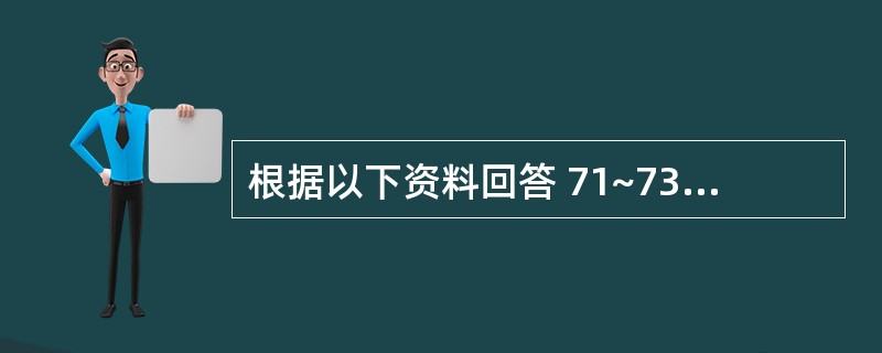 根据以下资料回答 71~73 题 病人王某,患肝硬化五年,经血液检测,病人为乙型