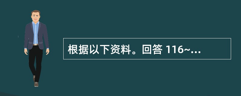 根据以下资料。回答 116~120 题。 第 116 题 1952£­£­200