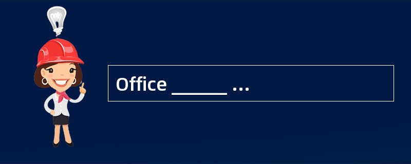 Office ______ is the application of the
