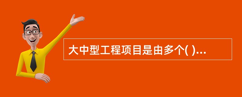 大中型工程项目是由多个( )组成的。