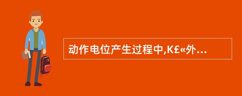 动作电位产生过程中,K£«外流,可引起()。