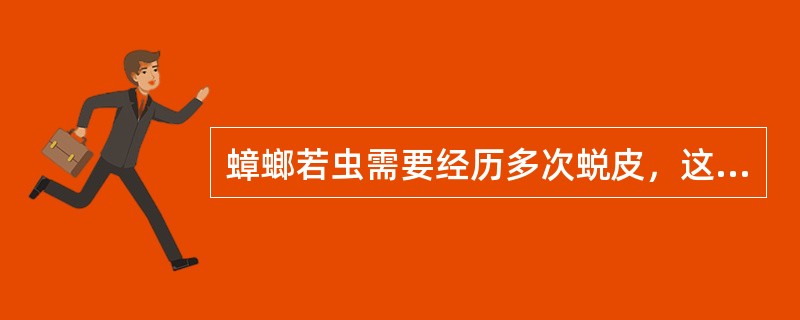 蟑螂若虫需要经历多次蜕皮，这是受（）所控制。