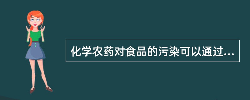 化学农药对食品的污染可以通过生物富集作用使人体内含量猛增。（）