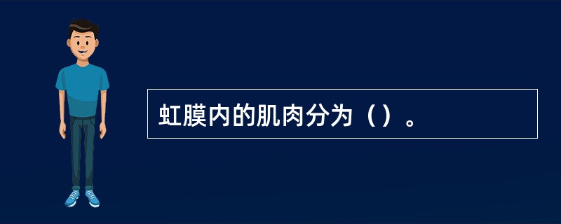 虹膜内的肌肉分为（）。