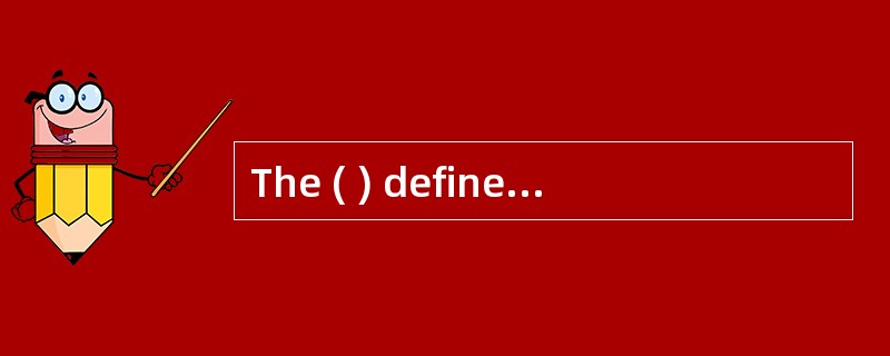 The ( ) defines the phases that connect the beginning of a project to its end.