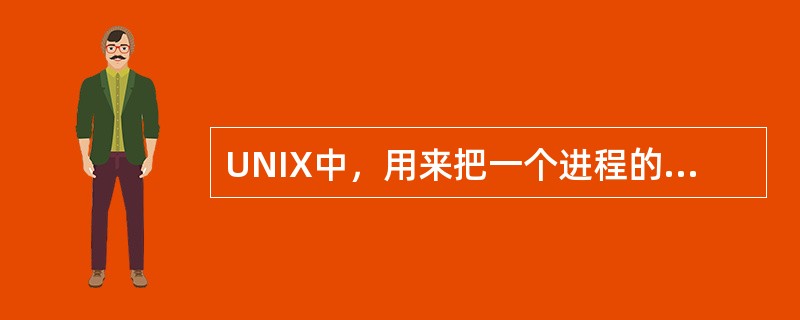 UNIX中，用来把一个进程的输出连接到另一个进程的输入的文件称为( ) 。