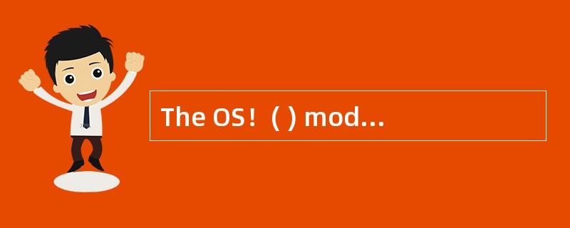 The OS！( ) model， sometimes also called ISO or 7 layers reference model for communication， has been