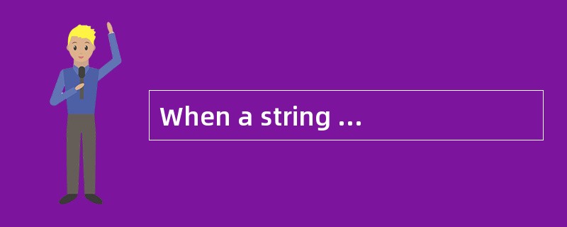 When a string constant is written in C program， the compiler creates ( ) of characters containing th