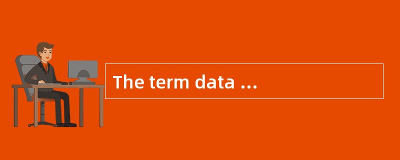 The term data is often used to distinguish( )machine-readable information from textual human-readabl