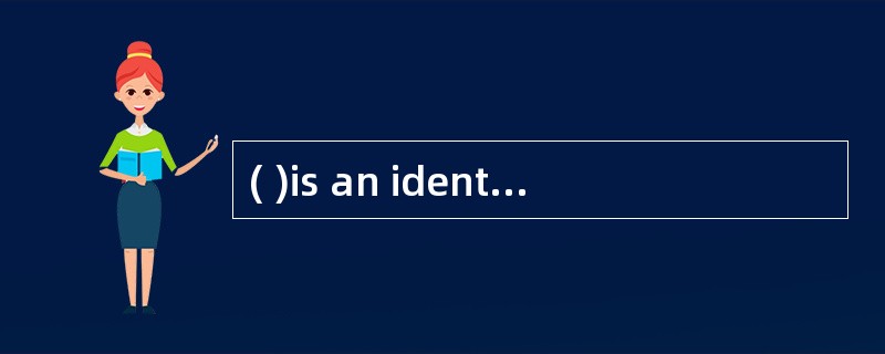 ( )is an identifier of a web page。