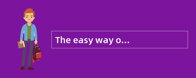 The easy way out isn’t always easiest. I learned that lesson when I decided to treat Doug, my husban