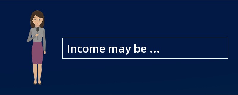 Income may be national income and personal income. Whereas national income is defined as the total e