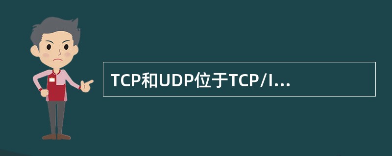 TCP和UDP位于TCP/IP协议体系的（　　）