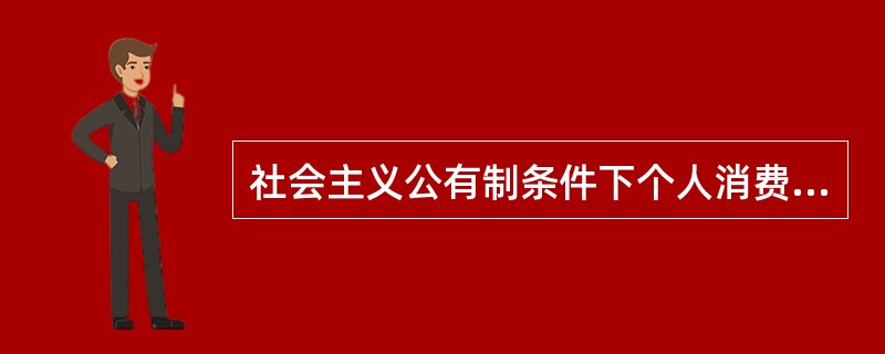 社会主义公有制条件下个人消费品分配的基本原则是（　）。