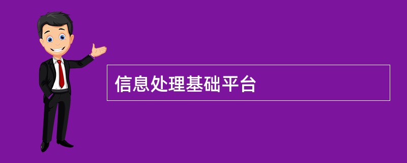 信息处理基础平台