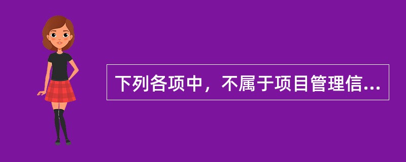 下列各项中，不属于项目管理信息系统结构的是（　　）。