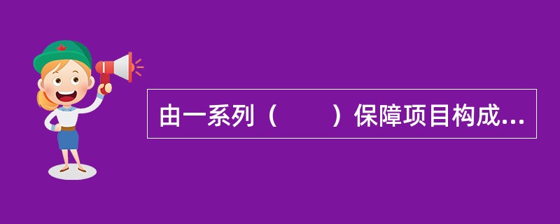 由一系列（　　）保障项目构成的体系即社会保障的外延。