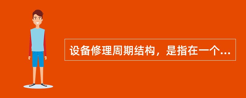 设备修理周期结构，是指在一个大修周期内，各类修理的( )。