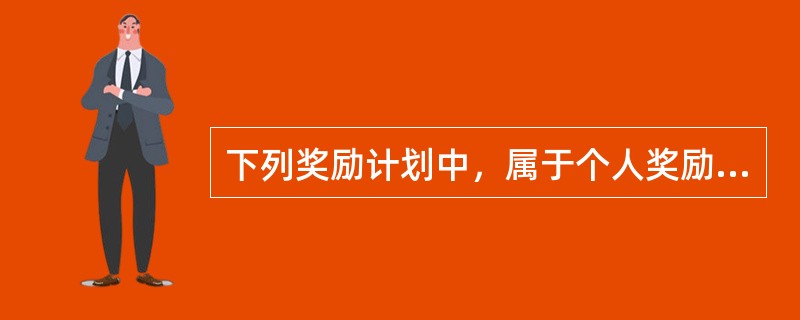 下列奖励计划中，属于个人奖励计划的有（　）。