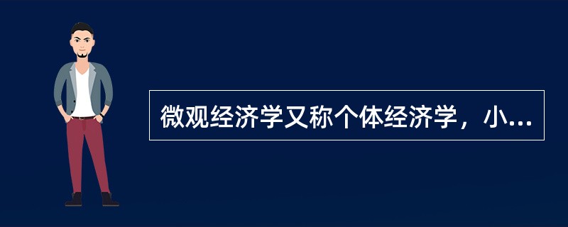 微观经济学又称个体经济学，小经济学，微观经济学的中心理论是价格理论。（）