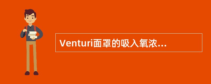 Venturi面罩的吸入氧浓度可调范围为