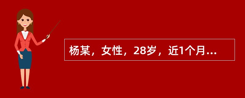 杨某，女性，28岁，近1个月发现右侧乳房内有一硬结，不疼。超声显示：多发圆形无回声区。最可能的诊断是()