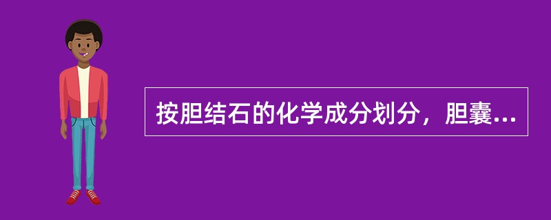 按胆结石的化学成分划分，胆囊结石分为哪三类()