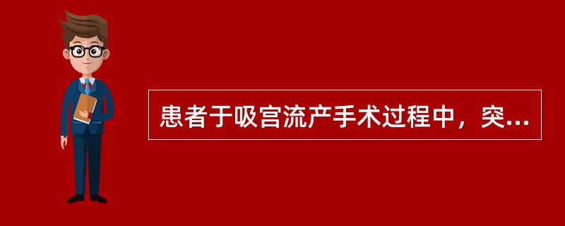 患者于吸宫流产手术过程中，突然感觉胸闷、头晕，大汗淋漓。查体：血压9.36.7kPa（70/50mmHg），心率50次分。此时应首先给予（）