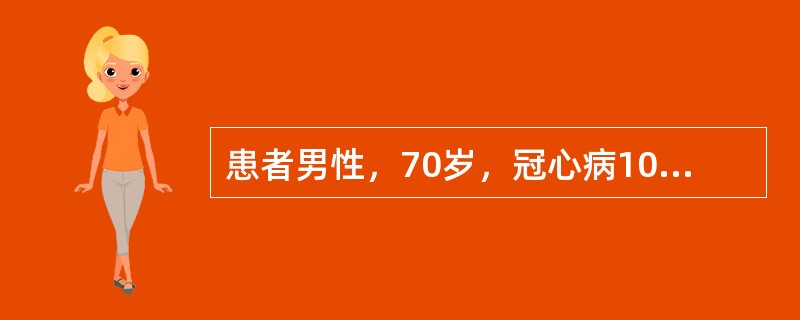 患者男性，70岁，冠心病10余年，冠脉造影后2天出现食欲减退、恶心、水肿，血压140／90mmHg，脉搏78次／分，肌酐231μmol／L，血红蛋白120g／L，最可能的诊断是（）