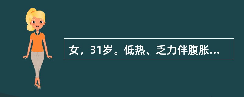 女，31岁。低热、乏力伴腹胀3个月。查体：腹部膨隆，腹壁柔韧感，有压痛和轻反跳痛，移动性浊音阳性。腹水为渗出液。为明确诊断，最有价值的检查是